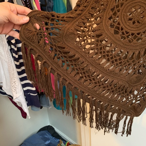 Brown Crotchet Top - Picture 3 of 5